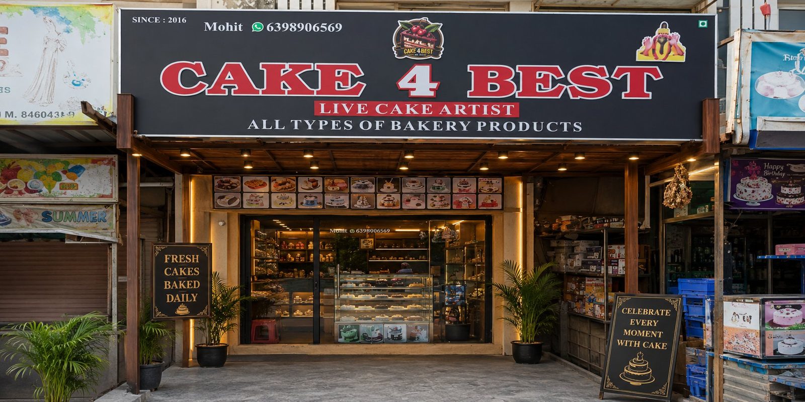 Cake 4 Best bakery storefront in Narol, Ahmedabad